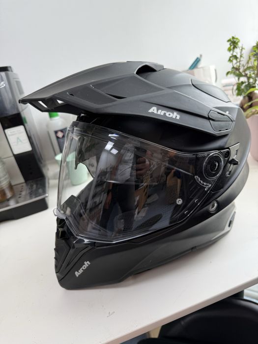 Cască moto Airoh enduro adventure Matte Black mărimea L