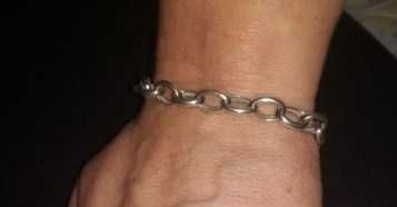 Сребърна гривна проба 925