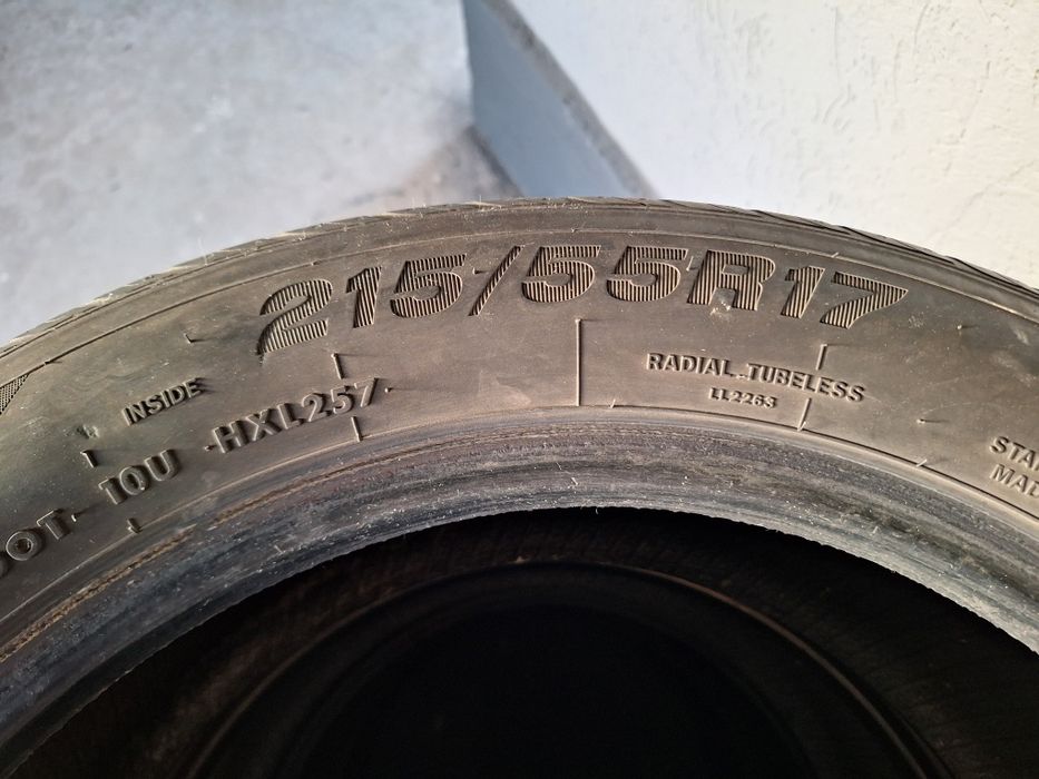 Летний шина 215/55/17