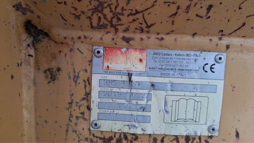 Tocator forestier Seppim pentru excavator