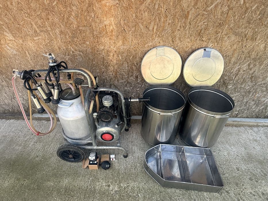 Mulgatoare electrica , rezervor inox, crinta