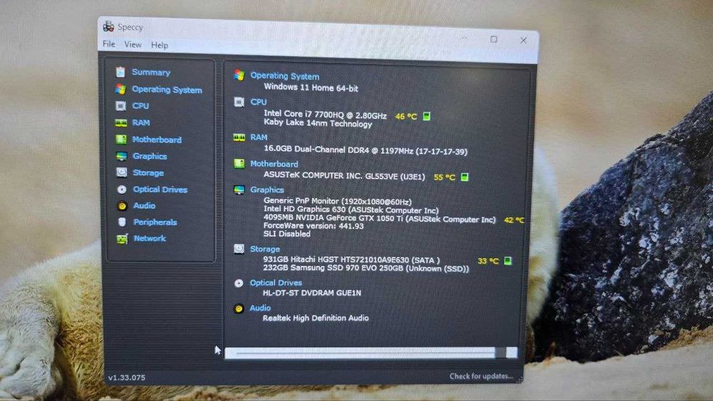 Asus Rog GL553VE