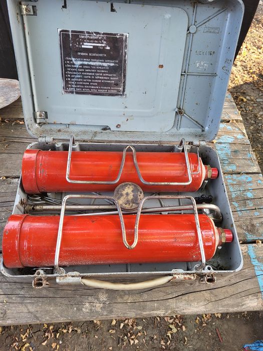 Aragaz cu butelie gaz  reincarcabila camping