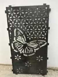 Panouri porti garduri decupate traforate taiate laser plasma CNC