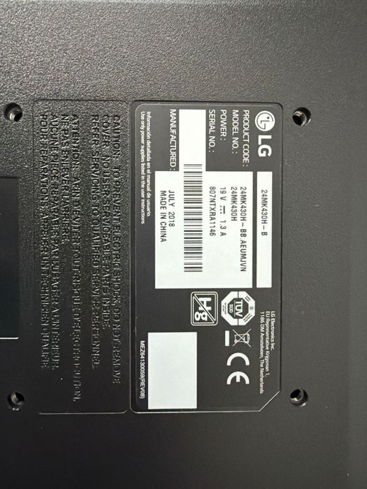 Monitor calculator LG