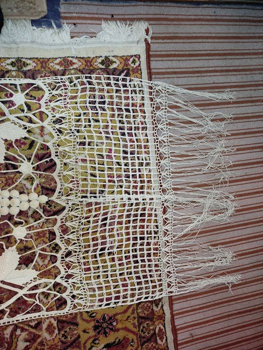 Perdele macrame vechi