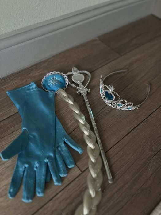 Платье эльзы для девочек набор