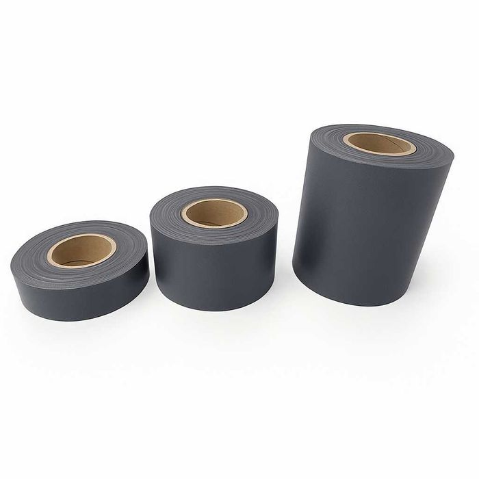 Banda Gri 20 cm x 30 m  intarire margini pentru Folie PVC transparenta -  inchidere terasa Cristal Flex