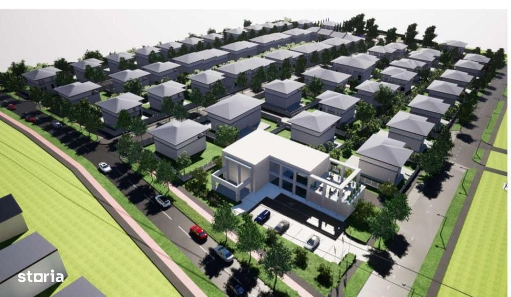 Vând teren Borhanci pentru 2 case individuale