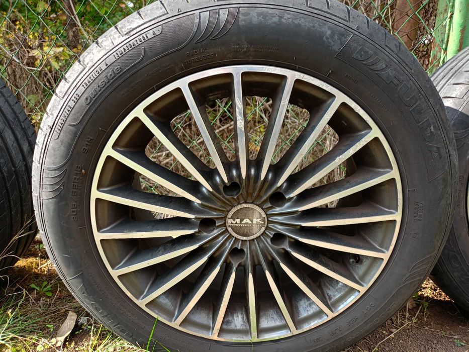 Алуминиеви джанти 16 " 5Х114.3  "Мак" с летни гуми