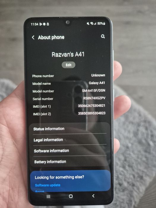 Samsung Galaxy A41 , stare foarte buna  64 GB  4 GB RAM