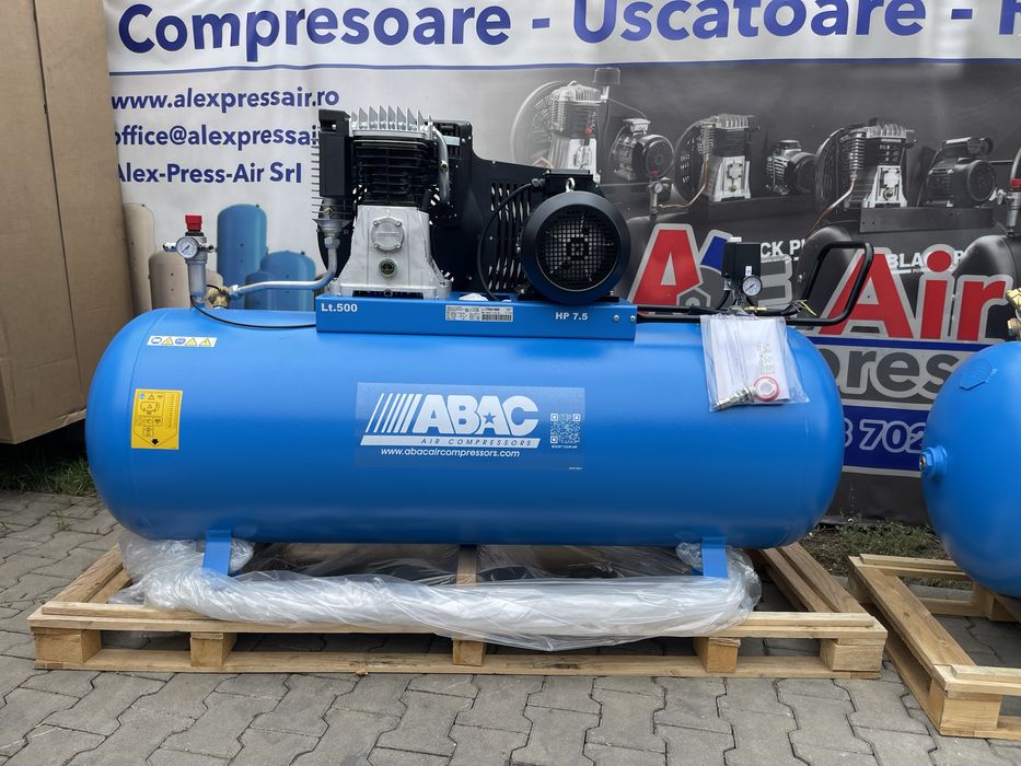Compresor Profesional cu pistoane 500l/7,5HP/11Bar/5,5kw/Garantie 2ani