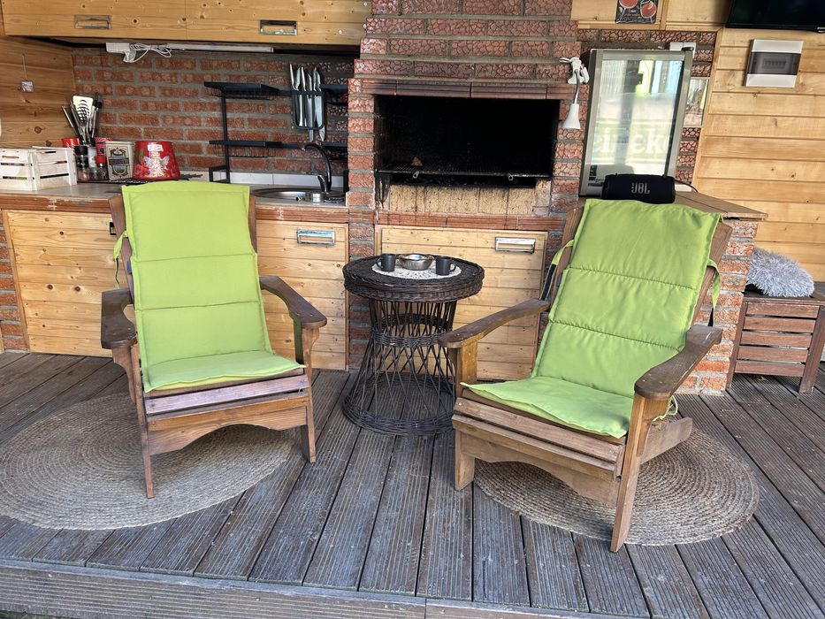 Vand fotolii lemn gradina