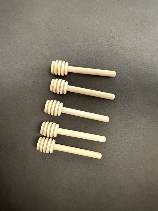 50 броя нови бъркалки (лъжички) за мед, 8 см