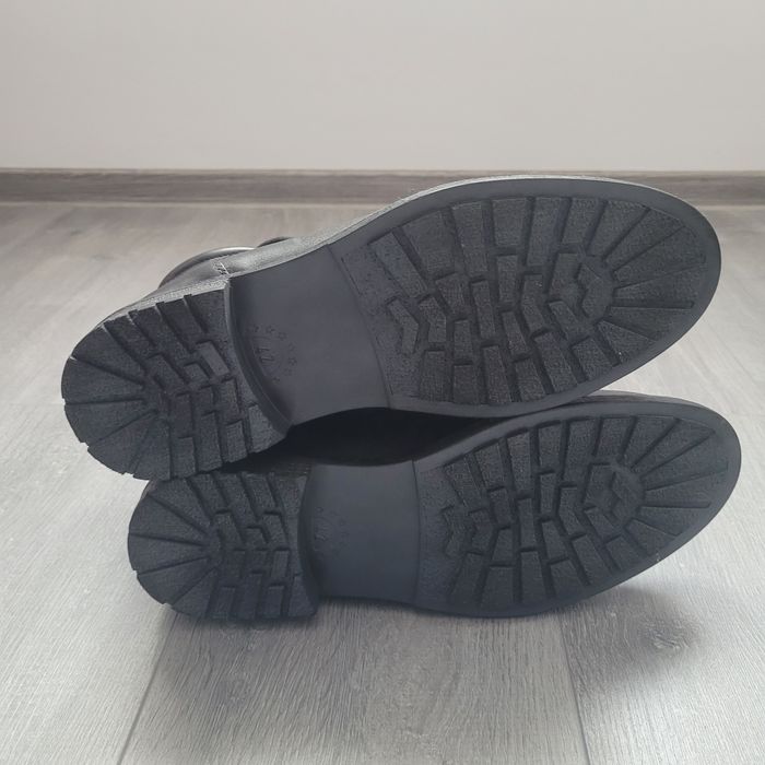 Ghete din piele cu siret pentru tinuta de reprezentare pompieri