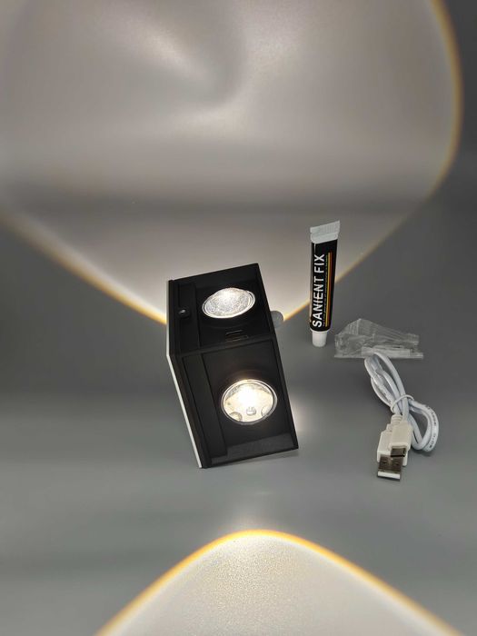 LED аплик с 4LED-а и сензор за движение вътрешно и външно осветление