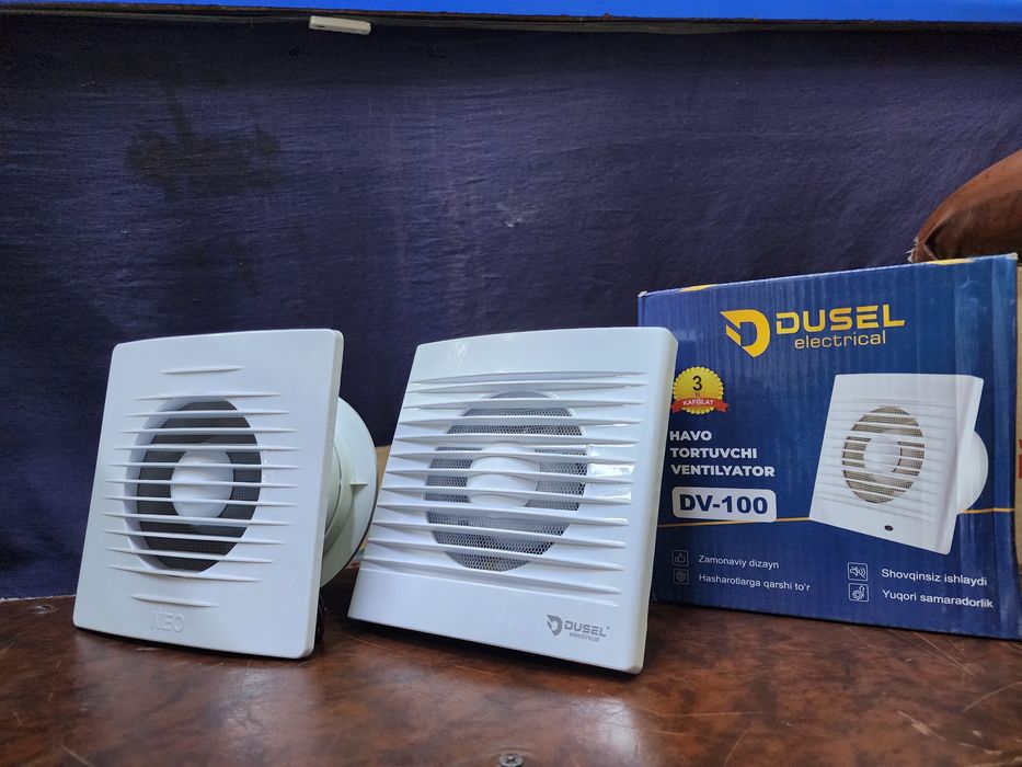 Ventilatsia va rishotkalar bor