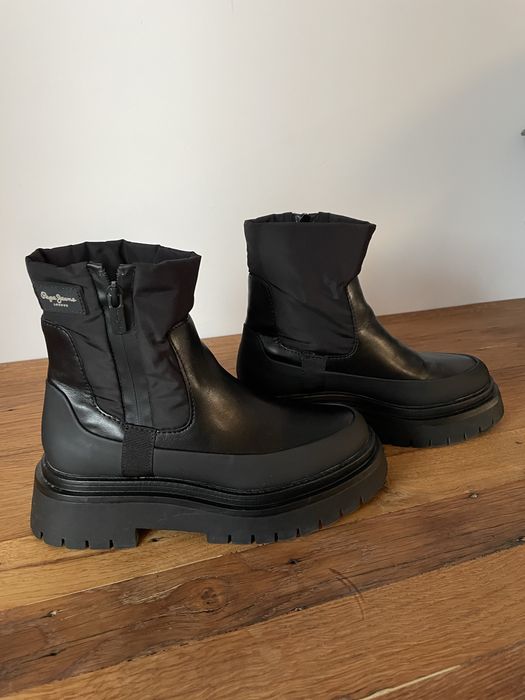 Ghete negre dama Pepe Jeans