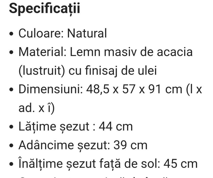 Vand  scaune pliabile de lemn