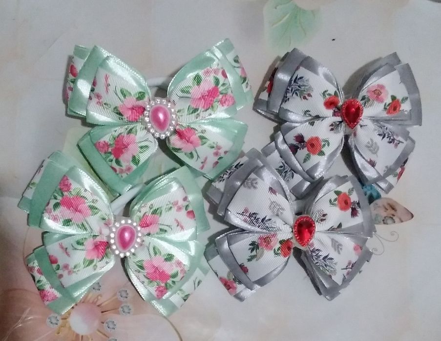 Продам бантики канзаши ручной работы