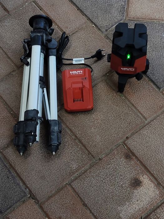 Nivela laser cu 16 linii , raza verde HILTI  PM 40-MG că nou cu trepied inclus