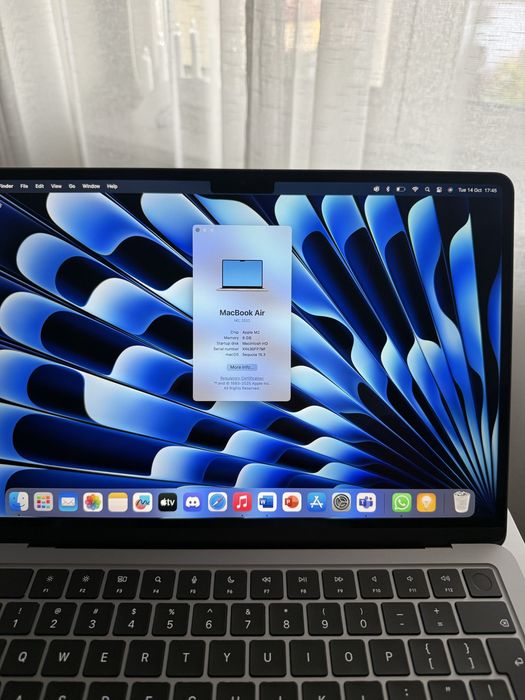 Macbook air 13.6 512gb ssd