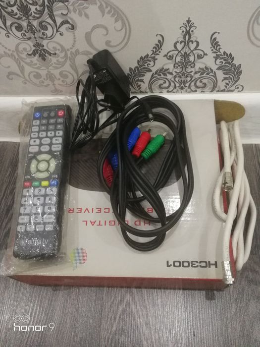 Алма-Тв новый, пульт,паспорт в наличии