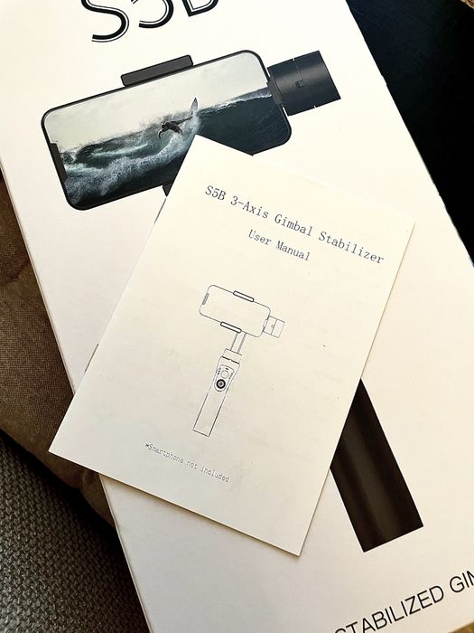 Stabilizator imagine pentru telefon si GoPro, Gimbal cu 3 axe