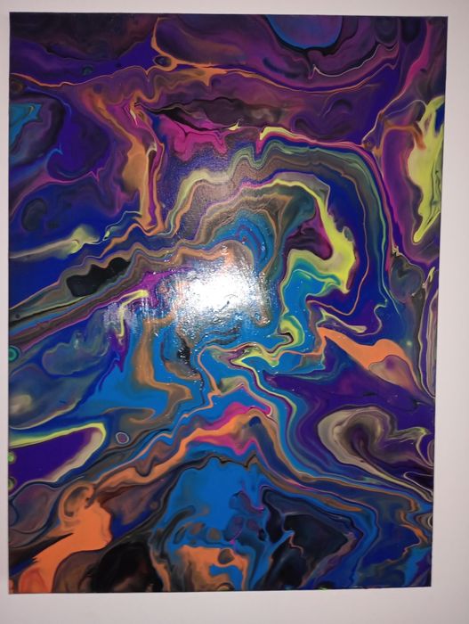 Димитър Краевски -авторски абстрактни картини акрил върху платно