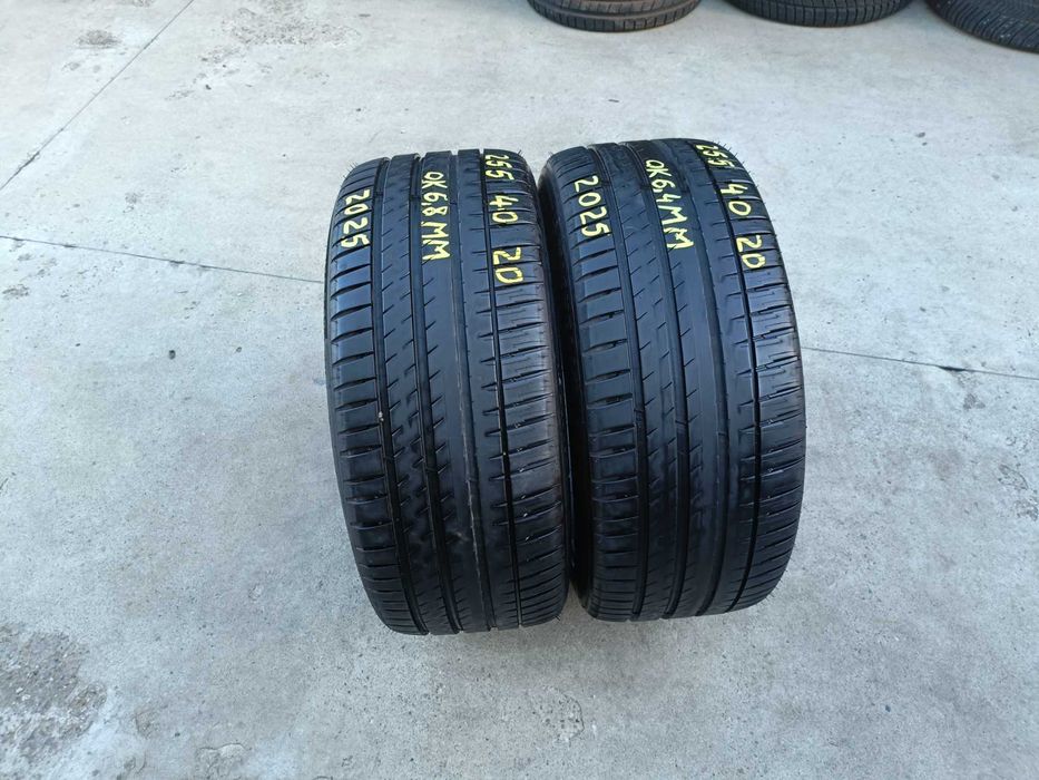 Doua anvelope de vara 255 40 20 michelin pilot sport ev dot 2025