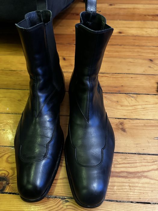 ZEGNA мъжки боти черни 7 1/2