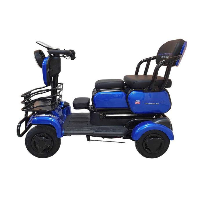 Електрическа четириколка М19 TK с три седалки – 1500W