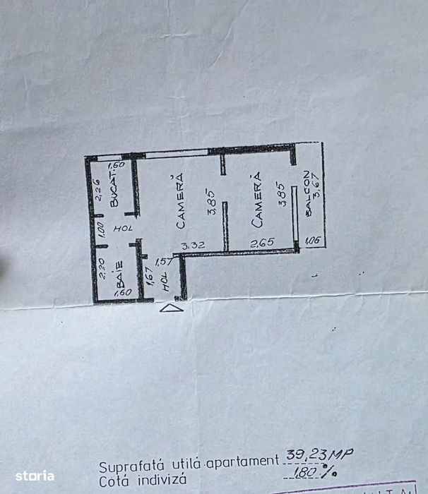 Etaj 2-Tatarasi Dispecer-2 Camere 39mp-bloc fara risc