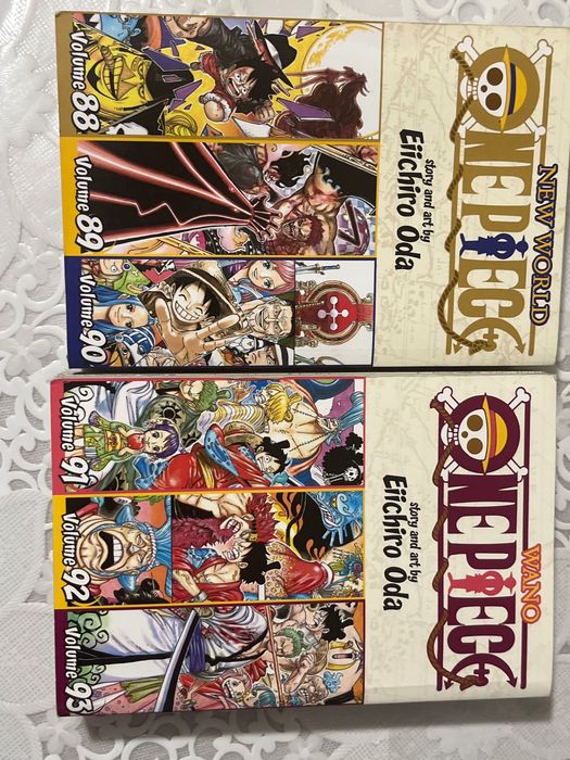 Manga one piece 2 buc de 3 vol fiecare (88-90 și 91-93)