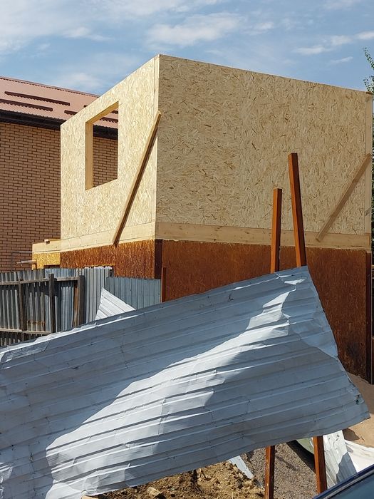 Навесы, консольные ворота.  Строительство пристроек и домов.