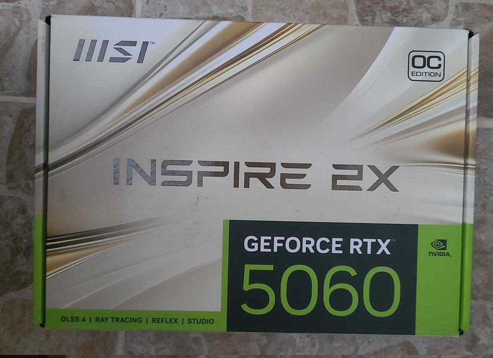 placa video gaming GeForce RTX 5060 8G INSPIRE 2X , noua , garantie