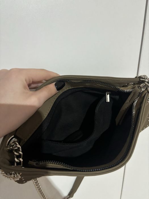 geanta edgy olive green