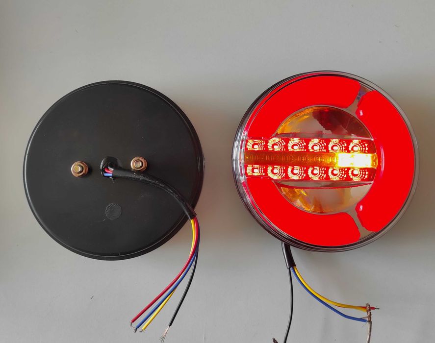 Кръгли лед стопове 12/24 V камион,бус,ремарке.Модел:222