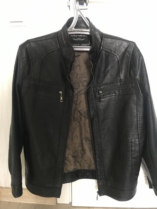 Новая Кожанная куртка р50