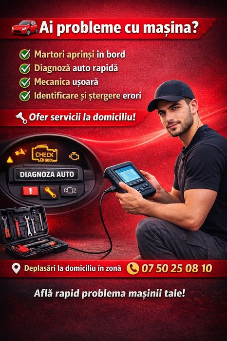 Diagnoza auto profesionista 24/7.