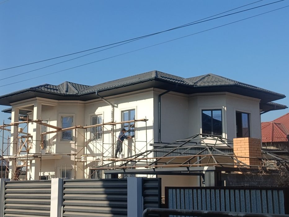 Травертин+лак+работа 2400тг