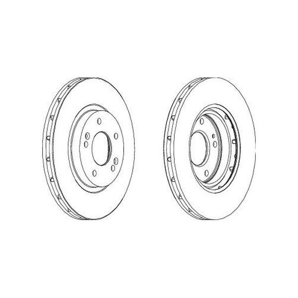 Set disc frana Hyundai Santa Fe 1 (SM) 2001-2006, Santa Fe (CM) 2006-2012, 293,50x26mm, montare: punte fata, ventilat, OE 5171226100, SRLine