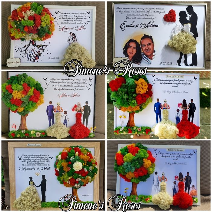 Tablouri nasi, miri, prietene, mama, bunica, familie! Cadouri!