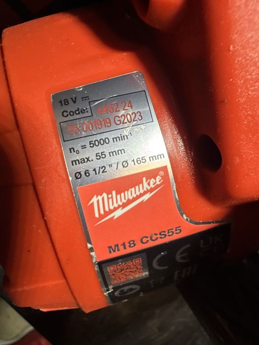 Circular Milwaukee CCS55 2023