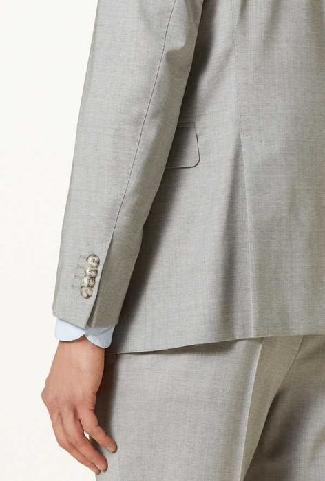 Sacou blazer slim 43 XL de lux Eduard Dressler lana Loro Piana moale