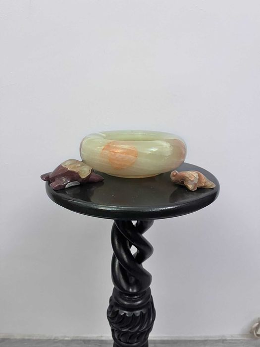 Set trei bibelouri statuete onix vechi bibelou