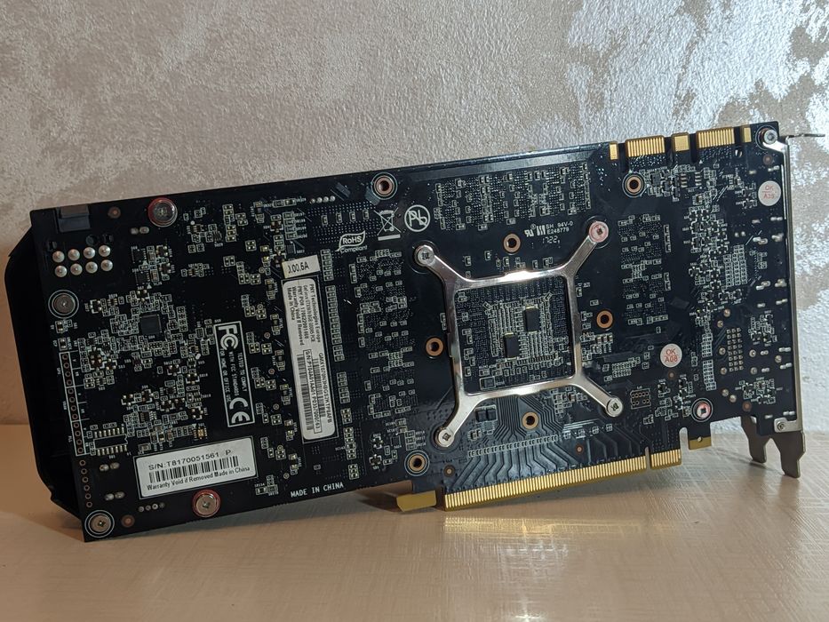 Видеокарта GTX 1070 обслужена, проверена