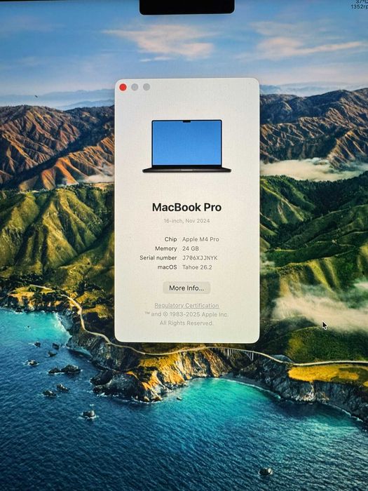 Apple Macbook Pro 16 M4 Pro Space Black