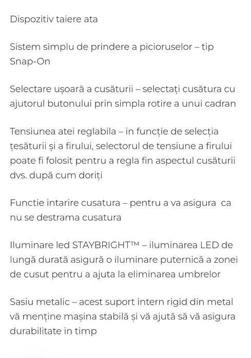 Vând Mașină de cusut Singer Tradițion2250