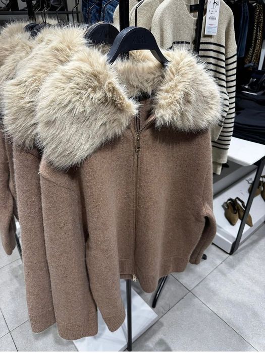 Яке Zara 100% wool L-XL
